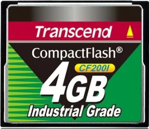 Карта памяти 4GB Transcend TS4GCF200I Compact Flash 200x Industrial(TS4GCF200I)