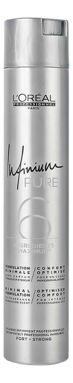 Лак для волос Infinium Pure Strong: Лак 500мл(Лак для волос Infinium Pure Strong)