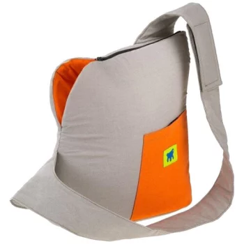 Рюкзак-переноска для собак Ferplast Bijoux 32х15х34 см серый/оранжевый