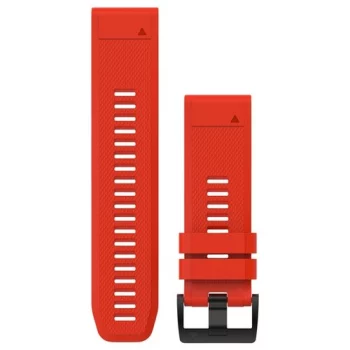 Garmin Силиконовый ремешок QuickFit 26 мм для Garmin Fenix 5x Plus красный ребристый