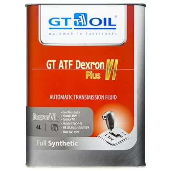 Трансмиссионное масло GT OIL ATF Dexron VI Plus 4 л